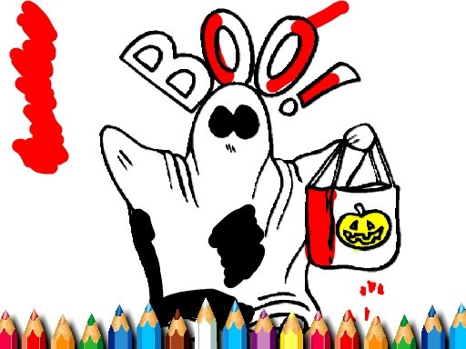 Play Halloween Coloring Book Online