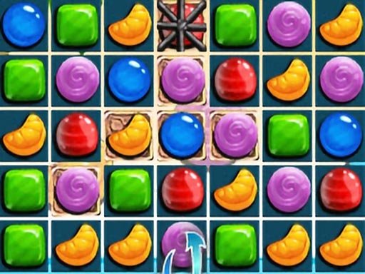 Play Sweet Candy Match 3 HTML5 Online