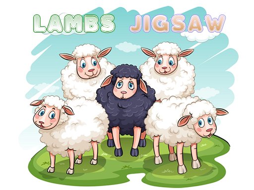Play Lambs Jigsaw Online