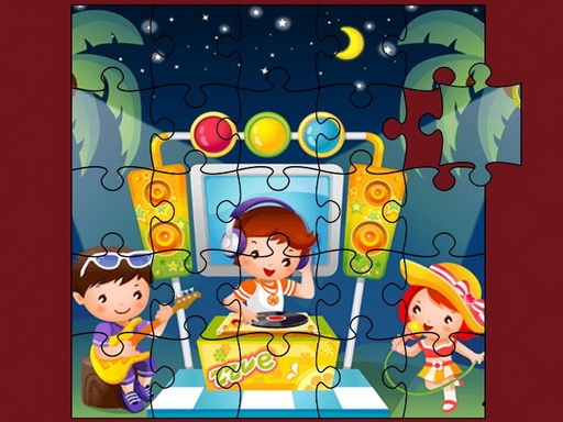Play Cute Little Kids Jigsaw Online