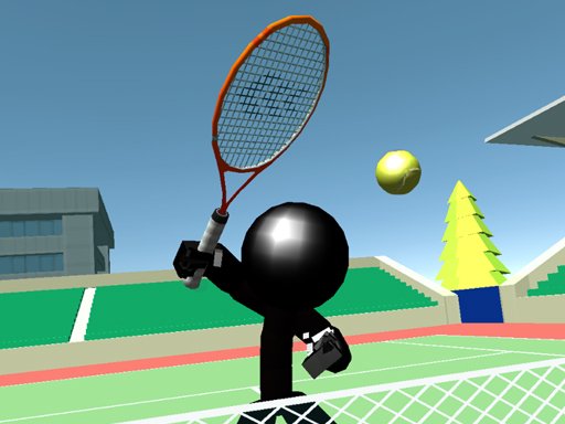 Play Stickman Tennis 3D Online