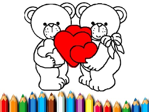 Play Happy Valentines Day Coloring Online