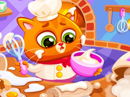 Play Lovely Virtual Cat At Restaurant Online