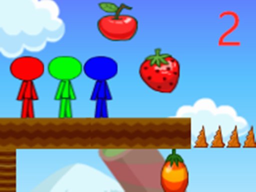 Play Stickman Bros In Fruit Island 2 Online