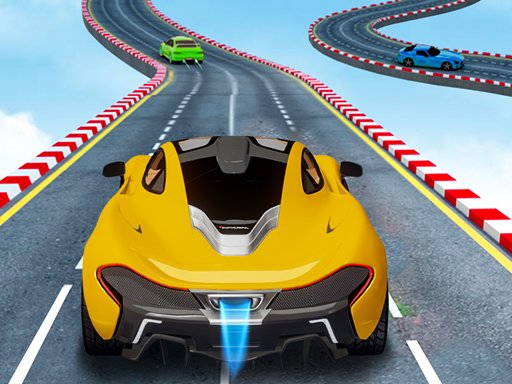 Play Crazy Car Impossible Sky Tracks Online
