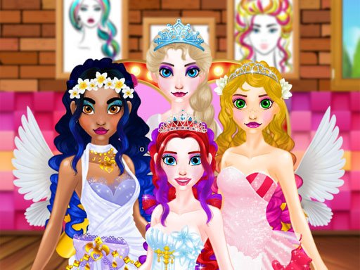 Play Elsa - Wedding Hairdresser For Princesses Online