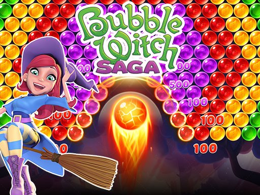 Play Bubble Witch Saga Online