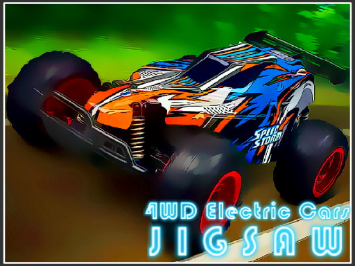 Play 4WD Electric Cars Jigsaw Online