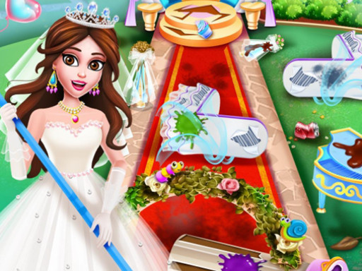 Play Princess Wedding Cleaning Online