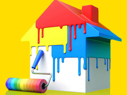 Play House Paint Puzzle Online