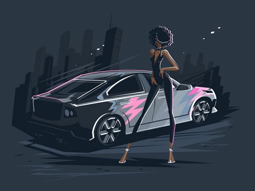 Play Old And New Cars Coloring Online