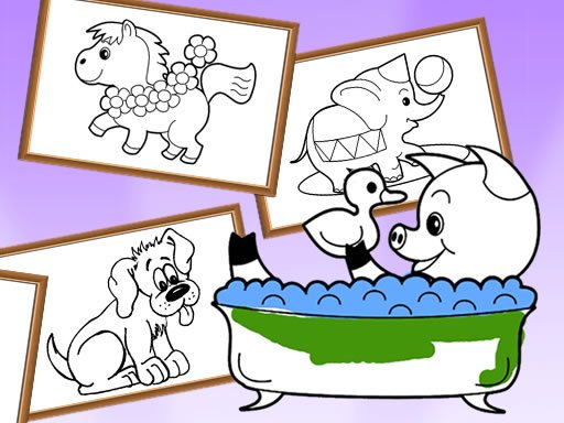 Play Cartoon Coloring for Kids - Animals Online