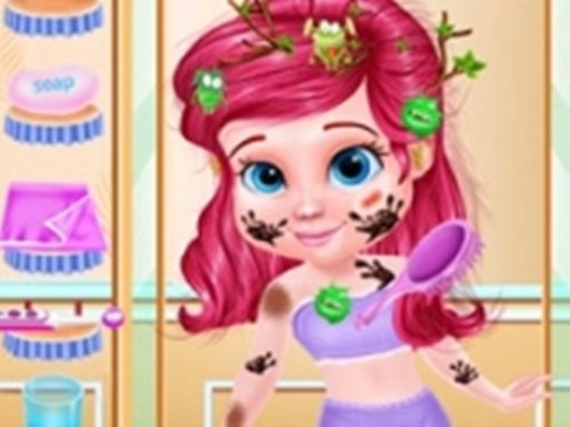 Play Messy Little Mermaid Makeover - Makeup &amp; Dressup Online