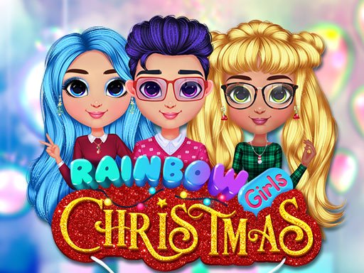 Play Rainbow Girls Christmas Party Online
