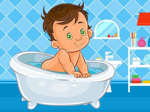 Play Baby Bath Jigsaw Online