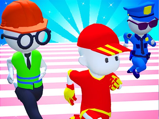 Play Knockout Fall Guys 3D Run - Royale Race Online