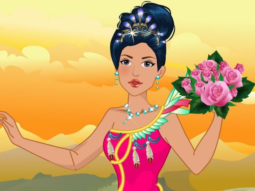 Play Native American Princess Wedding Dress up Online