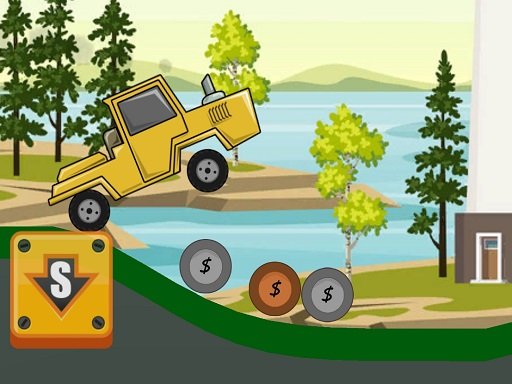 Play Hill Climb Tractor 2D Online