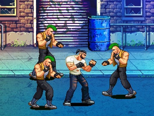 Play Beat Em Up Street fight 2D Online