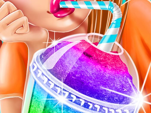 Play Ice Slushy Maker Rainbow Desserts Online