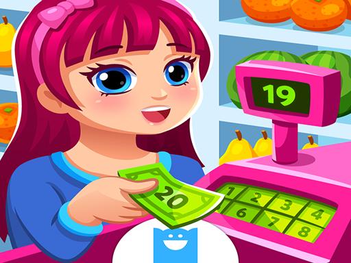 Play Supermarket Game help mom with the shopping  Online