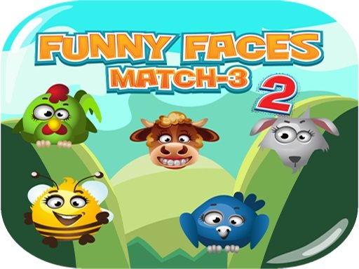 Play Funny Faces Match3 Online