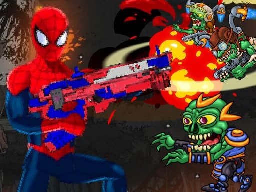 Play Spiderman Commander - Shooting Game Online