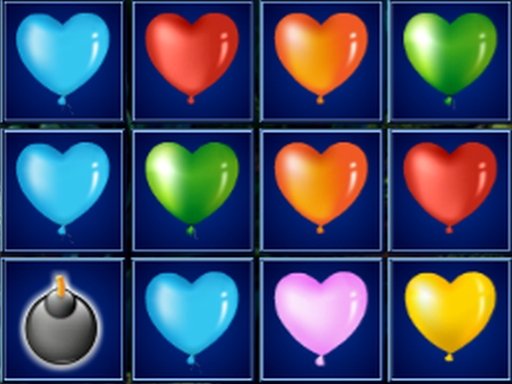 Play Heart Balloons Block Collapse Online