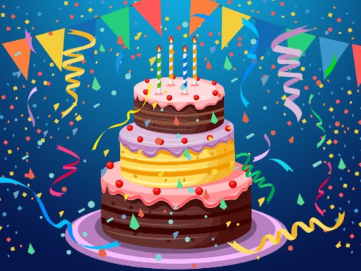 Play Birthday Cake Puzzle Online