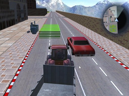 Play Tractor Driving Garbage collect Online