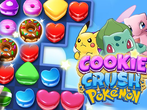Play Cookie Crush Pokemon Online