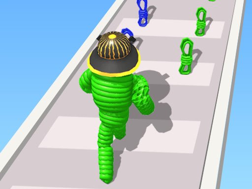 Play Rope-Man Run 3D Online