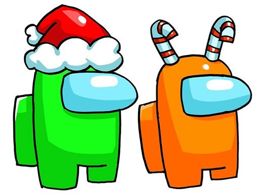 Download Play Among Us Christmas Coloring Online - YO Games