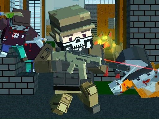 Play Pixel shooter zombie Multiplayer Online