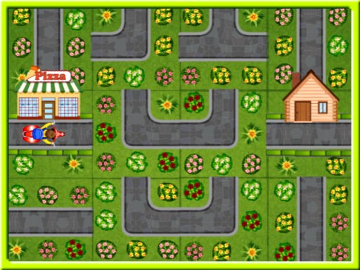 Play Pizza Delivery Puzzles Online