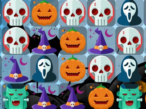 Play Scary Halloween Match 3 Online