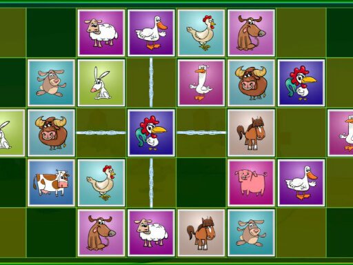 Play Farm Animals Matching Puzzles Online