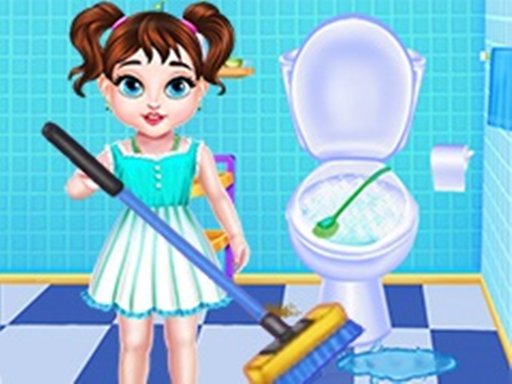 Play Baby Taylor House Cleaning Online