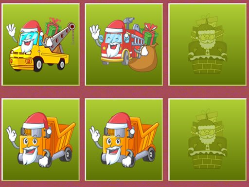 Play Christmas Trucks Memory Online