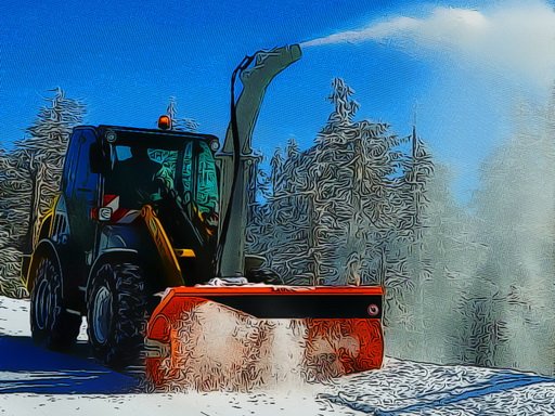 Play Winter Snow Plough Puzzle Online