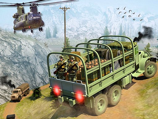 Play Army Cargo Transport Driving Online Online