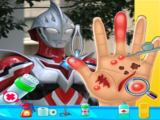 Play Ultraman Hand Doctor - Fun Games for Boys Online Online