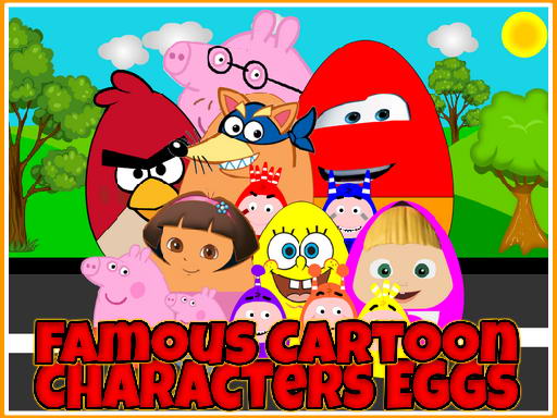 Play Famous Cartoon Characters Eggs Online