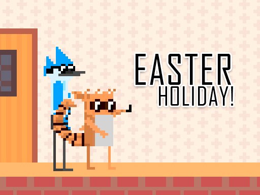 Play Mordecai and Rigby Easter Holiday Online