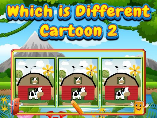 Play Which Is Different Cartoon 2 Online