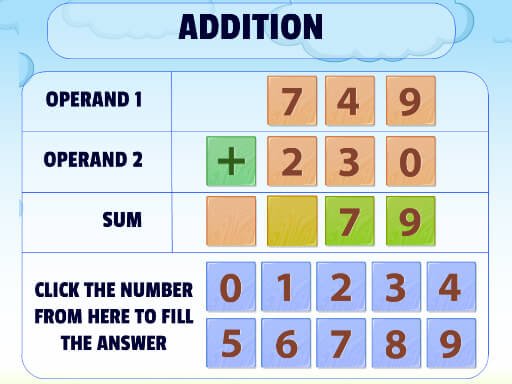 Play Addition Practice Online